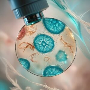 observations de cellules au microscope